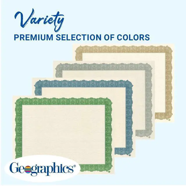 Alt view image 4 of 7 - Geographics Tree Free Certificate Natural with Green Border