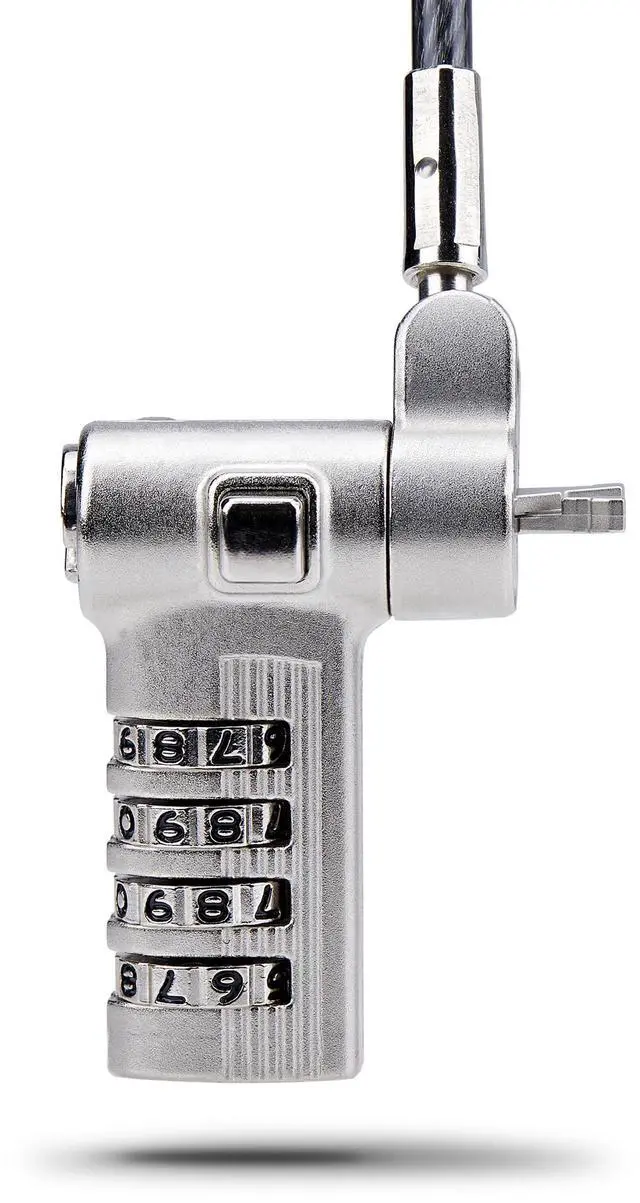 Alt view image 4 of 7 - StarTech Universal Laptop Serialized Security Cable Lock 6.6ft