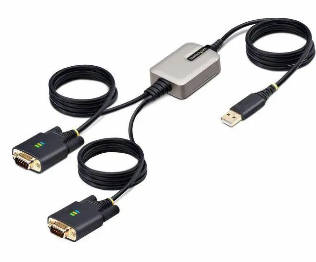 Main image of StarTech 13ft (4m) 2-Port USB to Serial Adapter Cable 2P6FFC-USB-SERIAL
