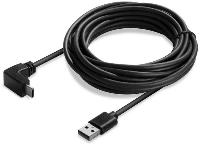 Alt view image 3 of 5 - Hyperkin PC 16ft Angled USB-C to USB-A Cable for Oculus Quest 2 M07479 -