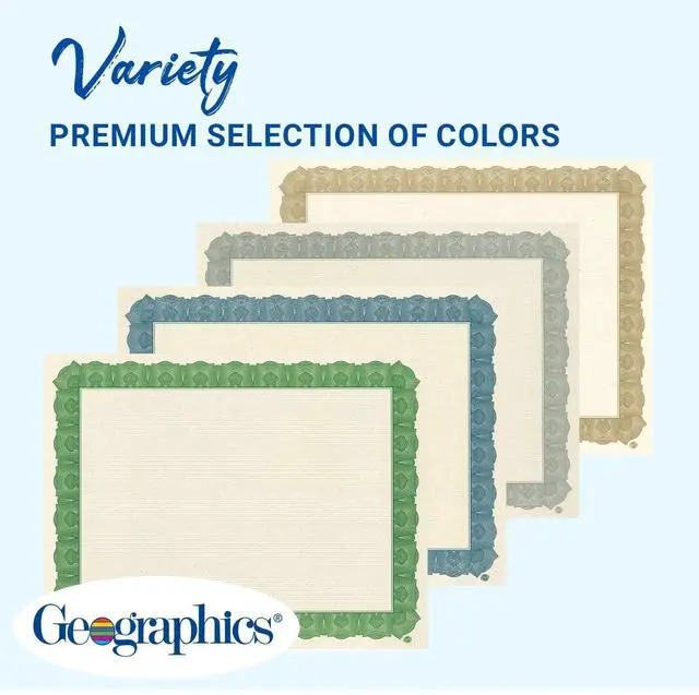Alt view image 4 of 7 - Tree Free Award Certificates 8.5 x 11 Natural with Gold Braided Border 15/Pack 49008
