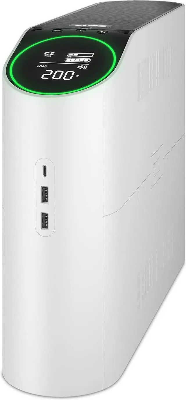 Main image of APC Gaming Back-UPS, 10 Outlet, 1500Va, Pure Sinewave, 120V, Arctic (White)