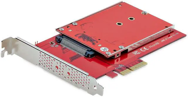 Alt view image 6 of 7 - StarTech M.2 to U.3 Adapter For M.2 NVMe SSDs PCIe Drive 1M25U3M2ADAPTER
