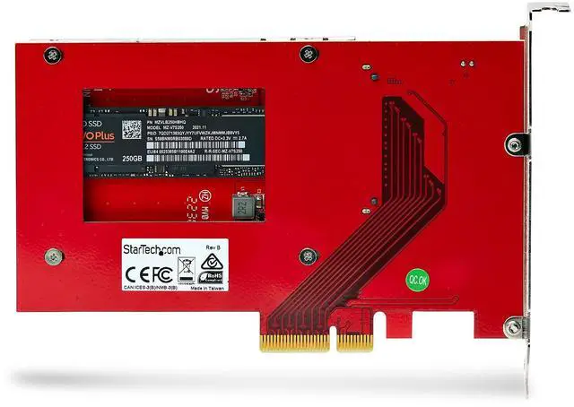 Alt view image 7 of 7 - StarTech M.2 to U.3 Adapter For M.2 NVMe SSDs PCIe Drive 1M25U3M2ADAPTER