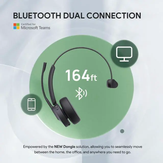 Alt view image 5 of 8 - Yealink BH70 Headset 1208694
