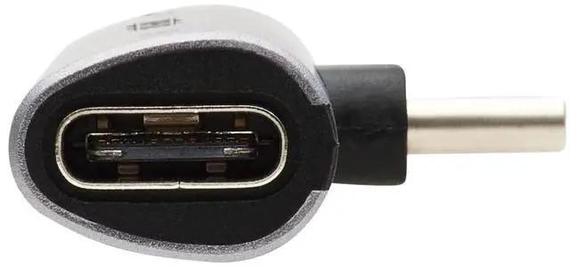 Alt view image 2 of 7 - Tripp Lite USB-C to 3.5mm Headphone Jack Plus Charging Adapter Silver U437001CV2