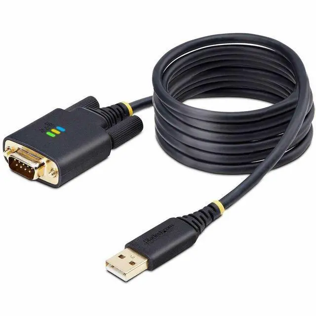 Main image of StarTech USB to Null Modem Serial Adapter Cable, 6.6ft 1P6FFCN-USB-SERIAL