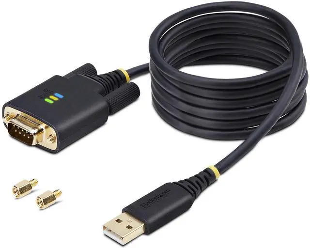 Alt view image 4 of 7 - StarTech USB to Null Modem Serial Adapter Cable, 6.6ft 1P6FFCN-USB-SERIAL