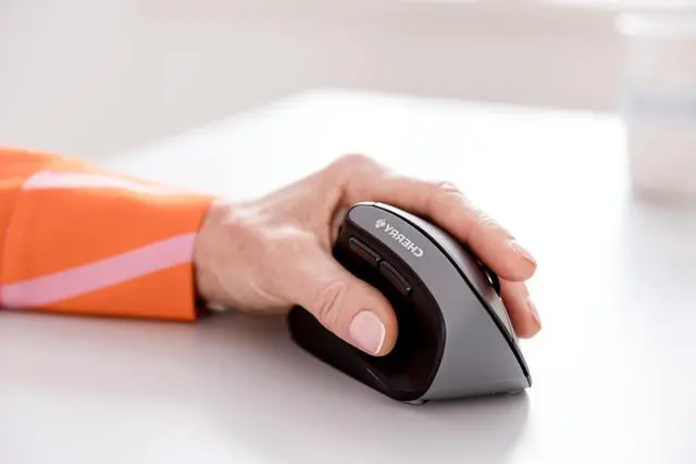 Alt view image 6 of 7 - CHERRY MW 4500 Left Wireless Ergonomic Mouse JW4550
