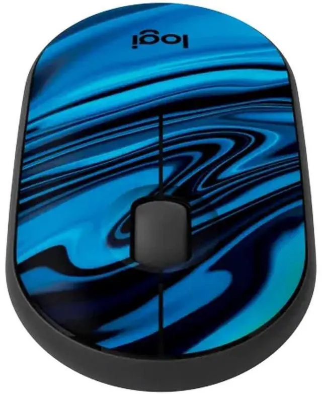 Alt view image 3 of 12 - Logitech M340 Limited Edition Wireless Mouse - Blue Galaxy 910-007282