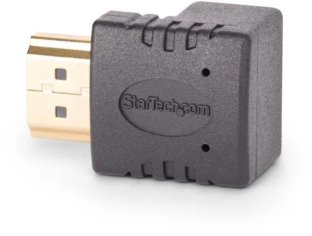 Alt view image 3 of 6 - StarTech Down Angle HDMI 2.0 Adapter M to F Vertical 90-Degree HDMI2HDMIMFDN