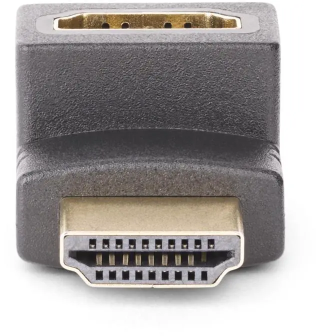 Alt view image 5 of 6 - StarTech Down Angle HDMI 2.0 Adapter M to F Vertical 90-Degree HDMI2HDMIMFDN