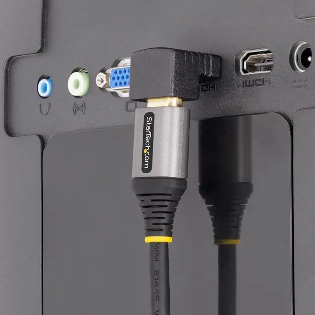 Alt view image 6 of 6 - StarTech Down Angle HDMI 2.0 Adapter M to F Vertical 90-Degree HDMI2HDMIMFDN