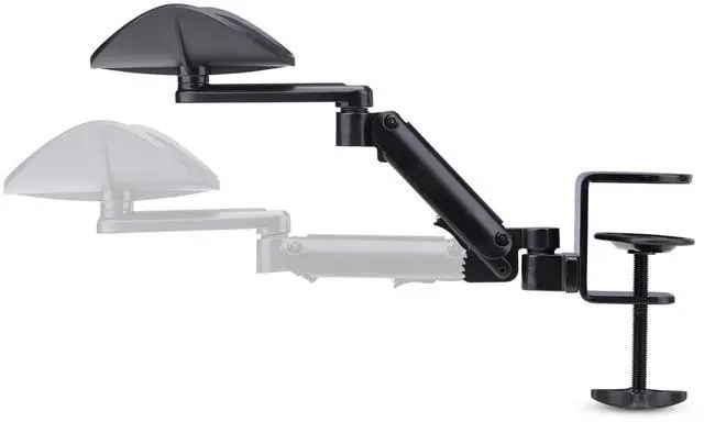 Alt view image 5 of 7 - StarTech Adjustable Arm Rest for Office Desk, Clamp-On/No Drill Installation