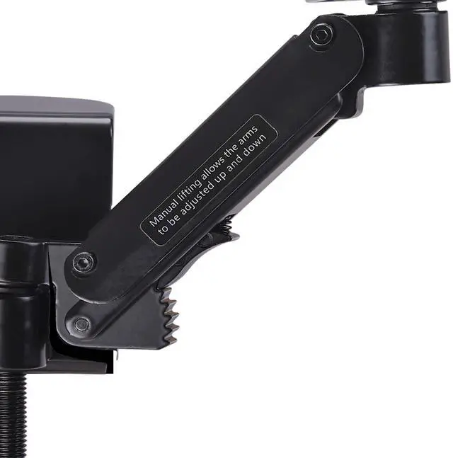 Alt view image 7 of 7 - StarTech Adjustable Arm Rest for Office Desk, Clamp-On/No Drill Installation