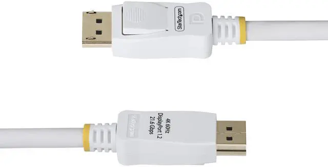 Alt view image 4 of 6 - StarTech 6ft DisplayPort Cable White