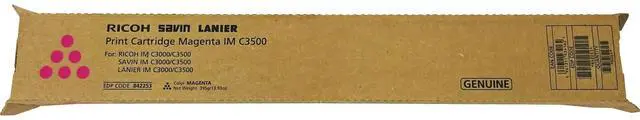 Alt view image 2 of 2 - Ricoh Original Laser Toner Cartridge Magenta 1 Each 842253