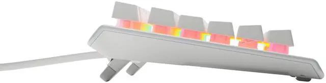 Alt view image 3 of 7 - SteelSeries Apex 3 TKL Wired Membrane Whisper Quiet Switch Gaming Keyboard 8 zone RGB Backlighting White
