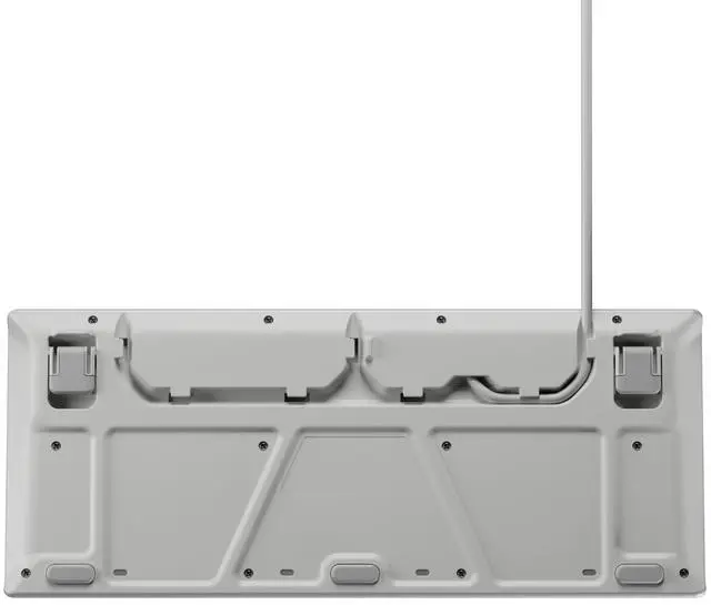 Alt view image 4 of 7 - SteelSeries Apex 3 TKL Wired Membrane Whisper Quiet Switch Gaming Keyboard 8 zone RGB Backlighting White