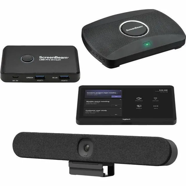 Alt view image 2 of 2 - Logitech Video Conference Equipment - For Meeting Space, Collaboration Space, Huddle Space, Presentation - Small Room Size Supported - 3840 x 2160 Video (Live) - 4K UHD - 1 x Network (RJ-45) - 1 x HDM