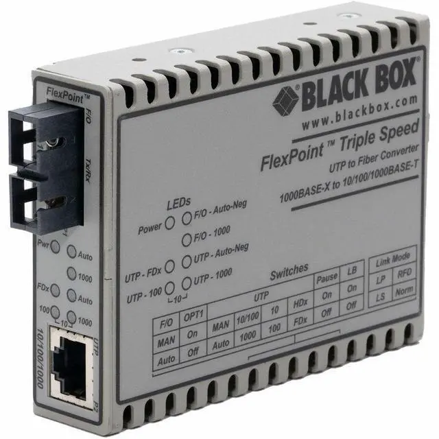 Main image of Black Box FlexPoint LMC1017A-MMSC Transceiver/Media Converter