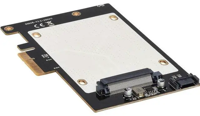 Main image of Eaton Tripp Lite Series U.2 to PCIe Adapter for 2.5" NVMe U.2 SSD SFF-8639 PCI Express x4 Card