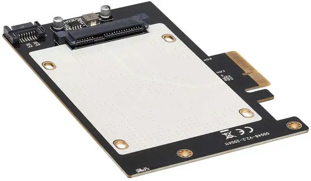 Alt view image 2 of 7 - Eaton Tripp Lite Series U.2 to PCIe Adapter for 2.5" NVMe U.2 SSD SFF-8639 PCI Express x4 Card