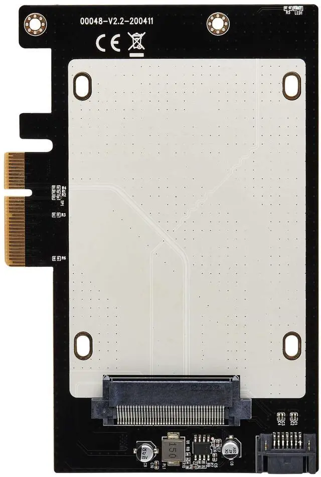 Alt view image 6 of 7 - Eaton Tripp Lite Series U.2 to PCIe Adapter for 2.5" NVMe U.2 SSD SFF-8639 PCI Express x4 Card