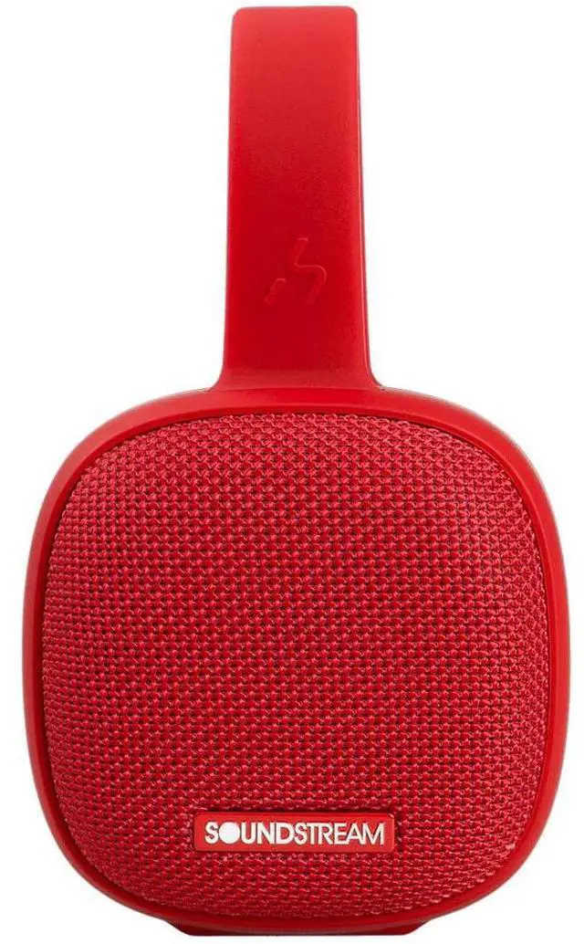 Alt view image 5 of 7 - Soundstream h2GO IPX7 Waterproof Portable Bluetooth Speaker - Red