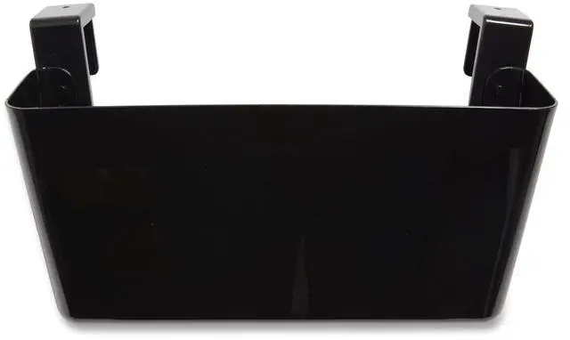 Main image of Unbreakable Plastic Wall File Letter Size 13" x 3.69" x 7.17" Black TR55341