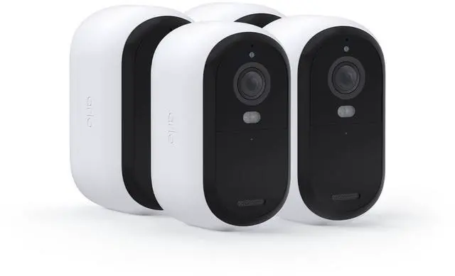 Alt view image 5 of 7 - Arlo Essential Security Wireless 2K Camera & Spotlight, 2nd Gen, Night Vision, Audio (4-Pack) White - Certified Refurbished - Grade A