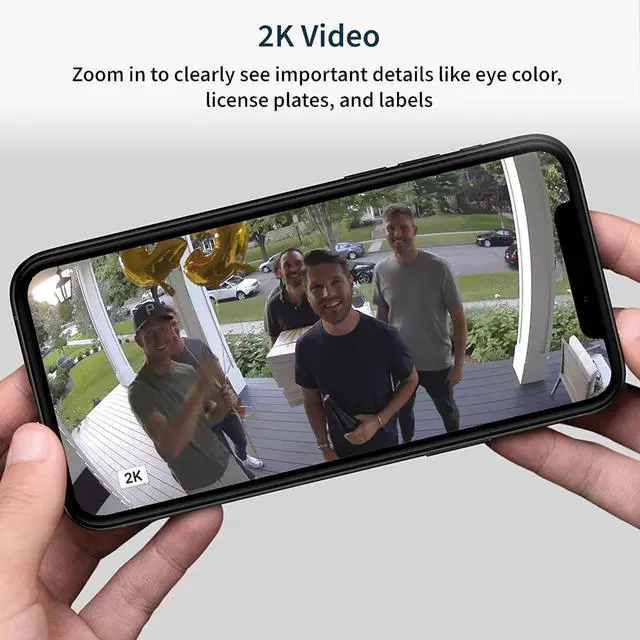 Alt view image 5 of 6 - Arlo Essential Security Wireless 2K Camera with Spotlight, Indoor/Outdoor, 2nd Gen, 2-Way Aud, White - Certified Refurbished - Grade A
