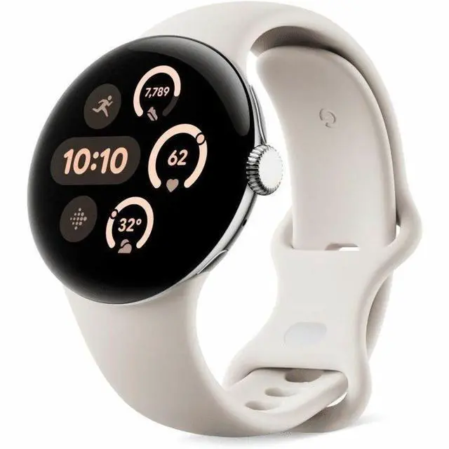 Main image of Google Pixel Watch 3 45mm Smartwatch, Heart Rate Tracking, Porcelain Band
