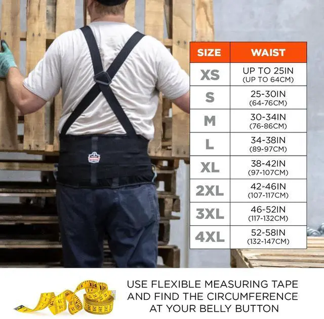 Alt view image 5 of 7 - ProFlex 2000SF High-Performance Spandex Back Support Brace 4X-Large 52" to 58" Waist Black 11288