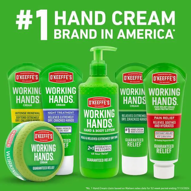 Alt view image 6 of 7 - O'Keefe's Working Hands Hand and Body Lotion 12oz Unscented