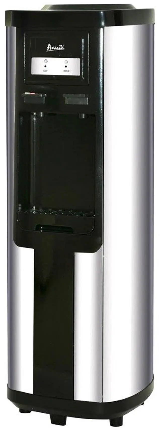 Alt view image 4 of 7 - AVANTI Hot and Cold Water Dispenser 3-5 gal Stainless Steel WDC760I3S