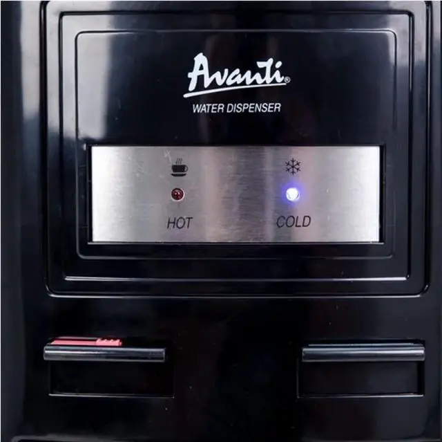 Alt view image 5 of 7 - AVANTI Hot and Cold Water Dispenser 3-5 gal Stainless Steel WDC760I3S