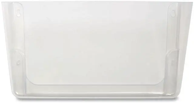 Main image of Unbreakable Plastic Wall File Letter Size 13" x 3.69" x 7.16" Clear TR55342