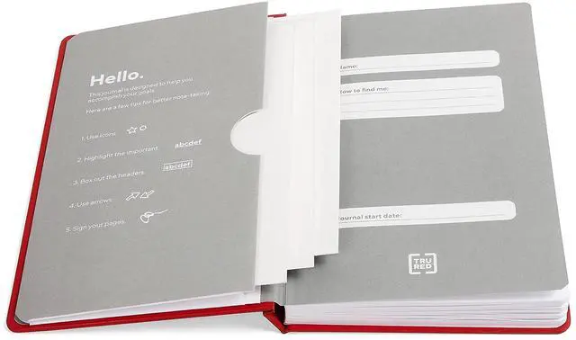 Alt view image 4 of 7 - Medium Starter Journal 1-Subject Narrow Rule Red Cover 192 8 x 5 Sheets TR58411