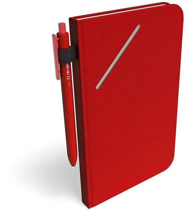 Alt view image 7 of 7 - Medium Starter Journal 1-Subject Narrow Rule Red Cover 192 8 x 5 Sheets TR58411