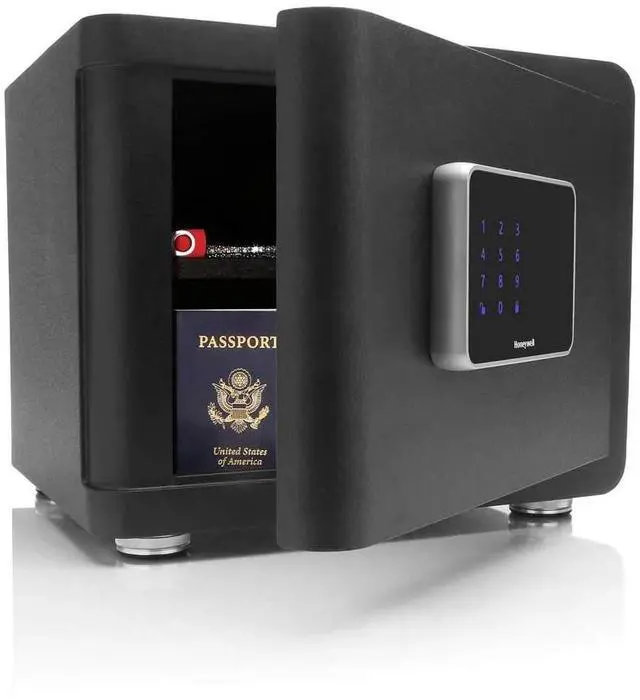 Alt view image 2 of 6 - Bluetooth Smart Safe with Touch Screen 15 x 11.8 x 11.8 0.97 cu ft Black 5403