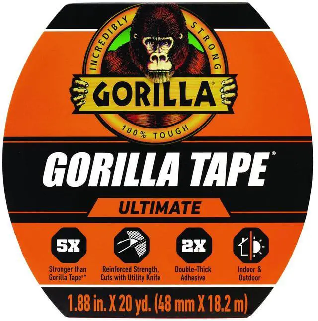 Main image of Ultimate Tape 3" Core 1.88" x 20 yd Black 113499