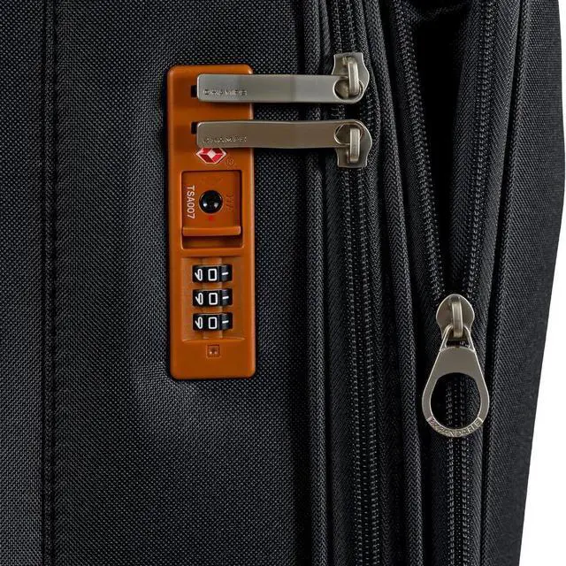 Alt view image 6 of 7 - CHAMPS Classic Collection 3-piece Softside Luggage set Black with Spinner Wheels