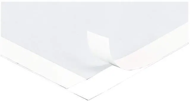 Alt view image 3 of 4 - Deflecto Self Adhesive Sign Holders 13 x 19 Clear White Border 2/Pack 68886W