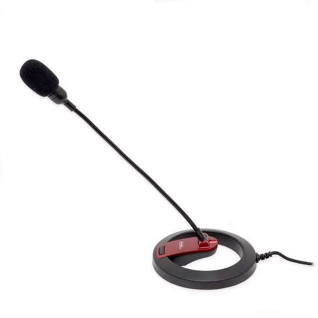 Alt view image 2 of 7 - SYBA Multimedia Connectland CL-ME-606 Flexible Gooseneck Microphone CLME606