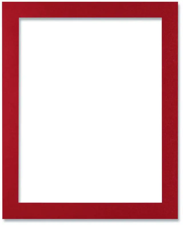 Main image of Deflecto Self-Adhesive Sign Holder 8.5x11" Red 68776R