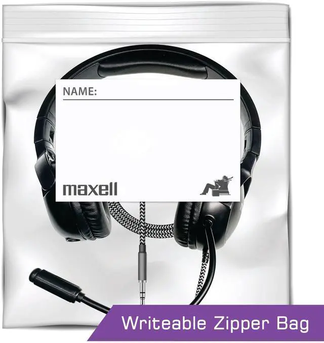 Alt view image 5 of 6 - Maxell Kids Safe Listening Over-ear Headset with Boom Mic (198021) - Black