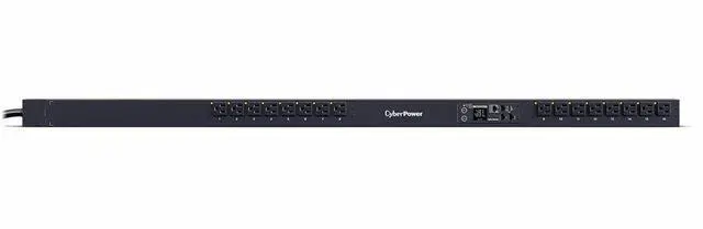 Main image of CyberPower PDU41116 Single Phase 100 120 VAC 15A Switched PDU - 16 NEMA 5-15R - 12A