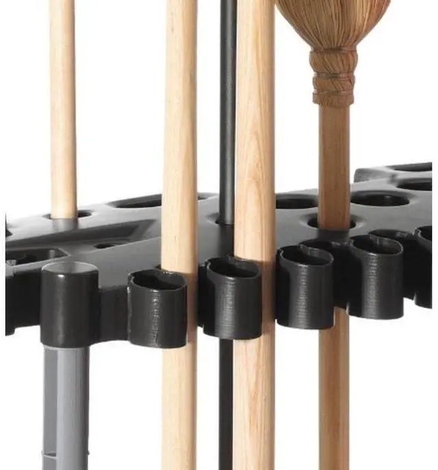 Alt view image 2 of 5 - FastTrack Garage Tool Tower Rack Plastic Holds Up to 40 Tools 38" x 20.5" x 34.4" Black 2140834