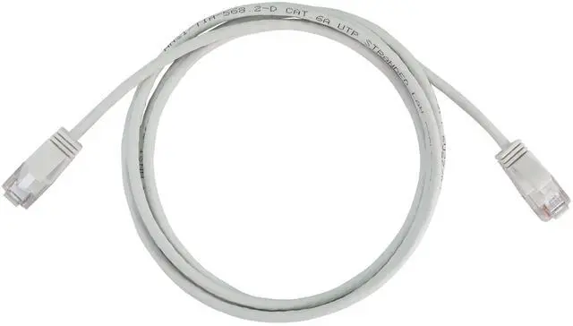 Alt view image 10 of 10 - Tripp Lite Cat6a 10G Snagless Molded Slim UTP Ethernet Cable (RJ45 M/M), PoE, White, 5 ft. (1.5 m) - 5 ft Category 6a Network Cable for Network Device, Server, Switch, Router, Hub, Printer, Computer,